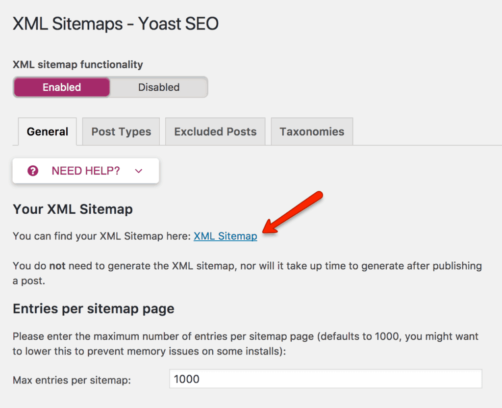 Generate and Submit a Sitemap